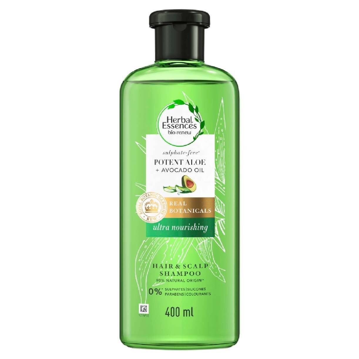 Bio:Renew Potent Aloe & Avocado Oil Shampoo (100% Sulphate Free) 400ml