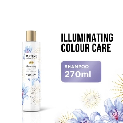 PANTENE Pro-V Nutrient Blends Illuminating Colour Care Shampoo (Sulphate Free & Damage Repair For Coloured Hair) 270ml