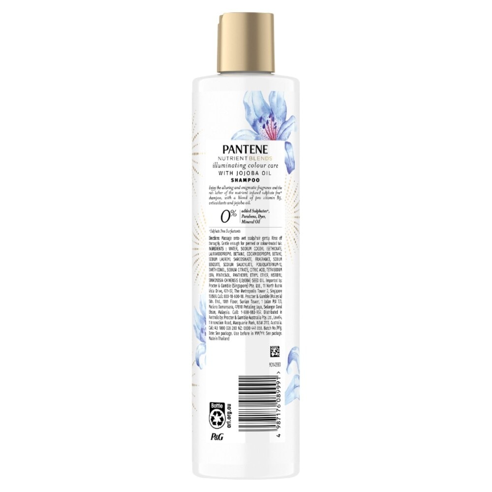 Pro-V Nutrient Blends Illuminating Colour Care Shampoo (Sulphate Free & Damage Repair For Coloured Hair) 270ml