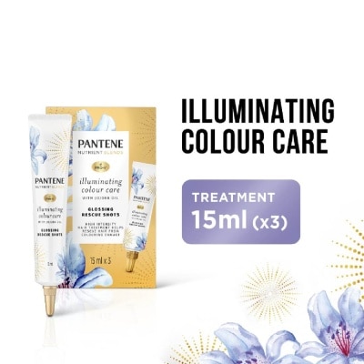 PANTENE Pro-V Nutrient Blends Illuminating Colour Care Treatment (Sulphate Free & Nourish Damaged Coloured Hair) 15ml