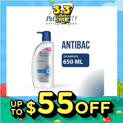 HEAD & SHOULDERS Anti-bacterial Anti-Dandruff Shampoo 650ml