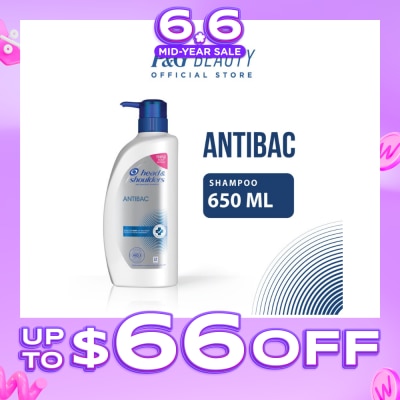 HEAD & SHOULDERS - Anti-Bacterial Anti-Dandruff Shampoo 650 ml