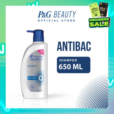 HEAD & SHOULDERS Anti-bacterial Anti-Dandruff Shampoo 650ml