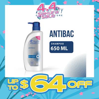 HEAD & SHOULDERS - Anti-Bacterial Anti-Dandruff Shampoo 650 ml