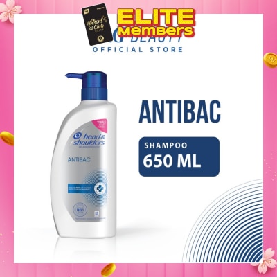 HEAD & SHOULDERS Anti-bacterial Anti-Dandruff Shampoo 650ml