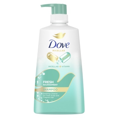 DOVE Dove Fresh Nourishment Micellar Shampoo 680ml (For Itchy Scalp and Dandruff Prone Hair)