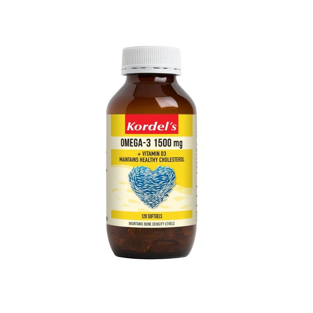 Omega 3 Fish Oil 1500 mg + Vitamin D 120s&nbsp;&nbsp;