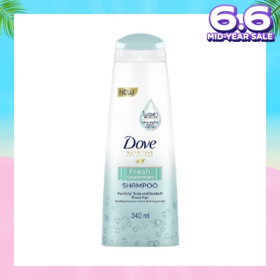 DOVE Dove Fresh Nourishment Micellar Shampoo 340ml (For Itchy Scalp and Dandruff Prone Hair)