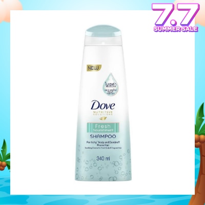 DOVE Dove Fresh Nourishment Micellar Shampoo 340ml (For Itchy Scalp and Dandruff Prone Hair)