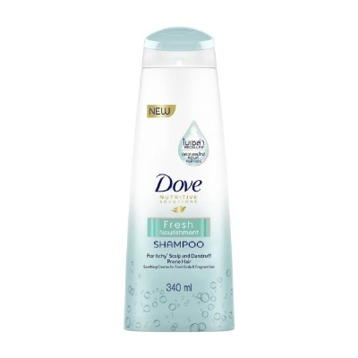 DOVE Dove Fresh Nourishment Micellar Shampoo 340ml (For Itchy Scalp and Dandruff Prone Hair)