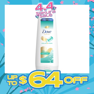 DOVE - Fresh Nourishment Micellar Conditioner (For Itchy Scalp + Dandruff Prone Hair) 320ml