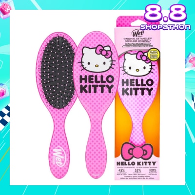 WET BRUSH Limited Edition Hello Kitty Detangler Polka Dot Pink 1s