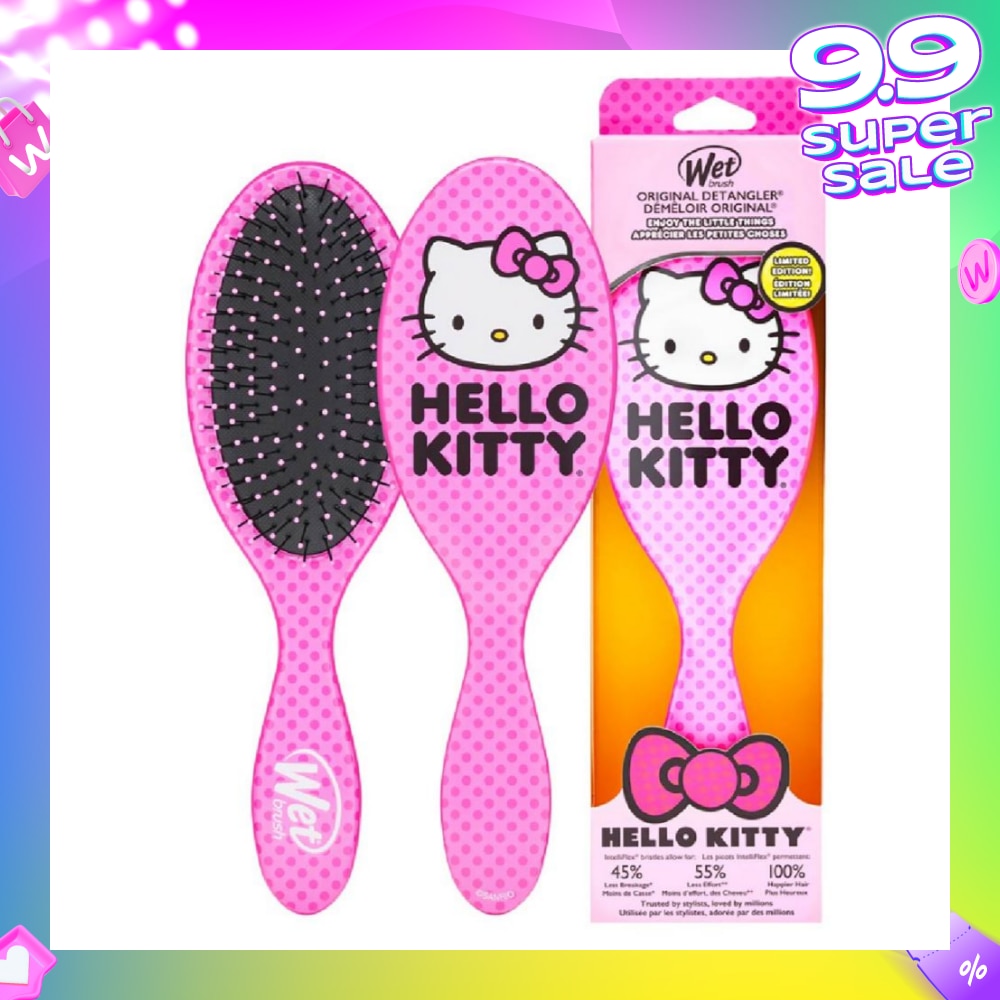 Limited Edition Hello Kitty Detangler Polka Dot Pink 1s