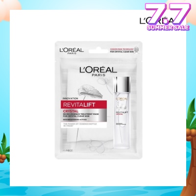 L'OREAL PARIS SKINCARE Revitalift Crystal Micro-Essence Treatment Mask (Hydrate and Pore-control For Oily Prone Skin ) 1s