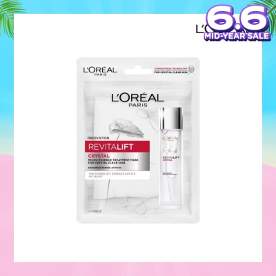 L'OREAL PARIS SKINCARE Revitalift Crystal Micro-Essence Treatment Mask (Hydrate and Pore-control For Oily Prone Skin ) 1s