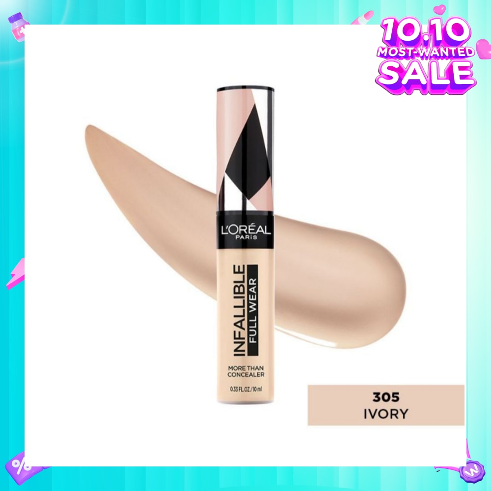 L'OREAL PARIS MAKEUP Infallible Full Wear Liquid Concealer 305 Ivory