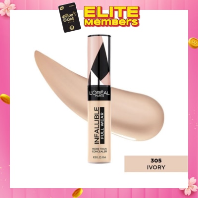 L'OREAL PARIS MAKEUP Infallible Full Wear Liquid Concealer 305 Ivory