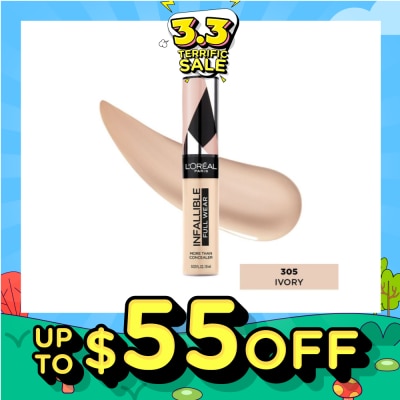 L'OREAL PARIS MAKEUP Infallible Full Wear Liquid Concealer 305 Ivory