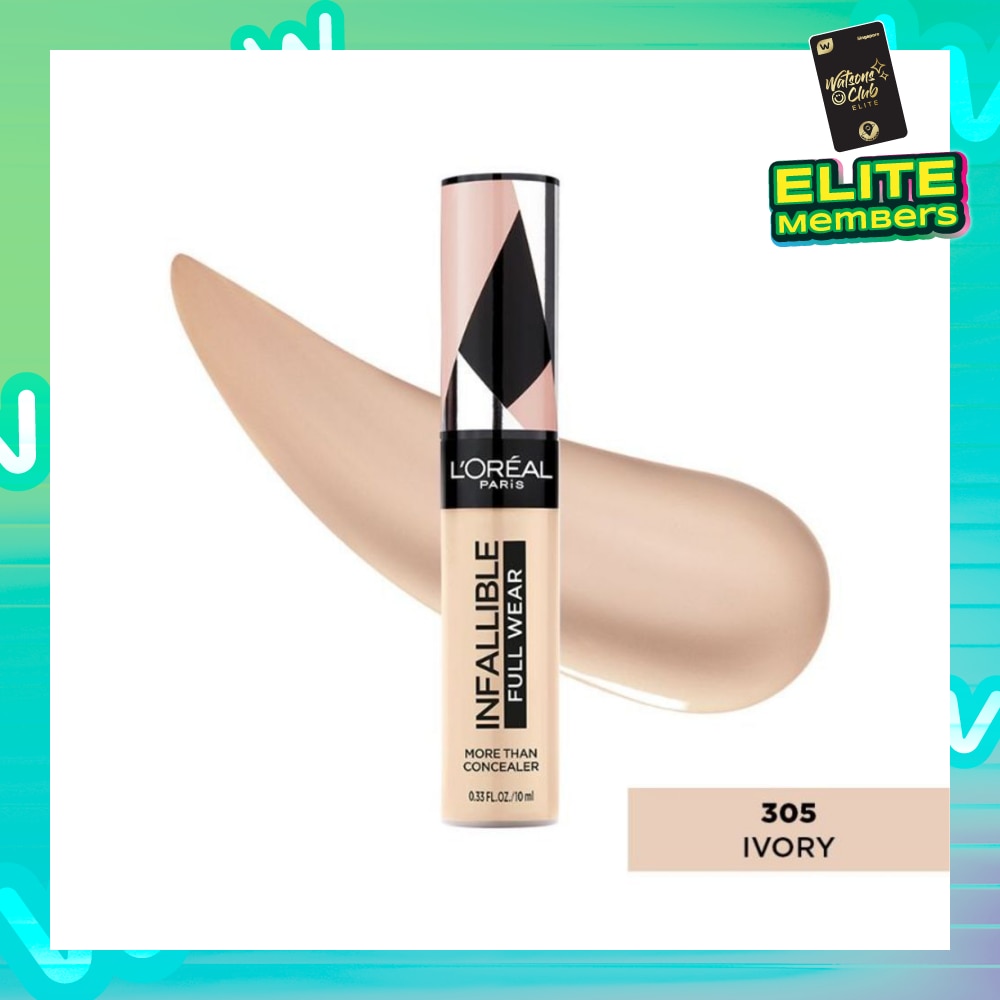 L'OREAL PARIS MAKEUP Infallible Full Wear Liquid Concealer 305 Ivory
