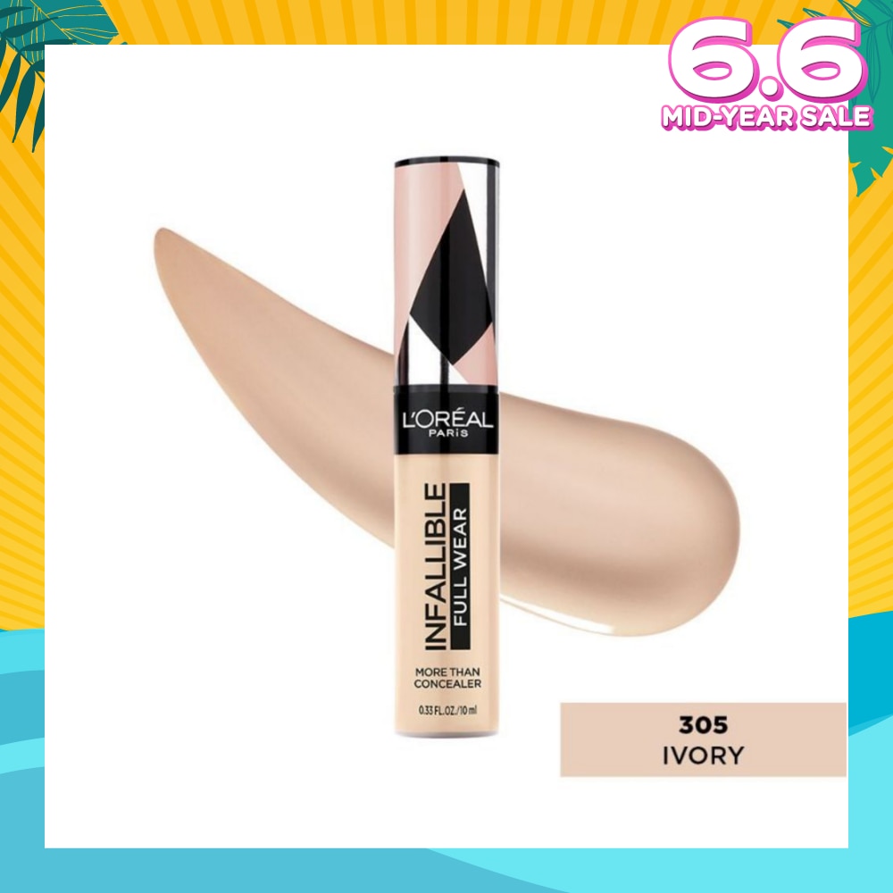 L'OREAL PARIS MAKEUP Infallible Full Wear Liquid Concealer 305 Ivory