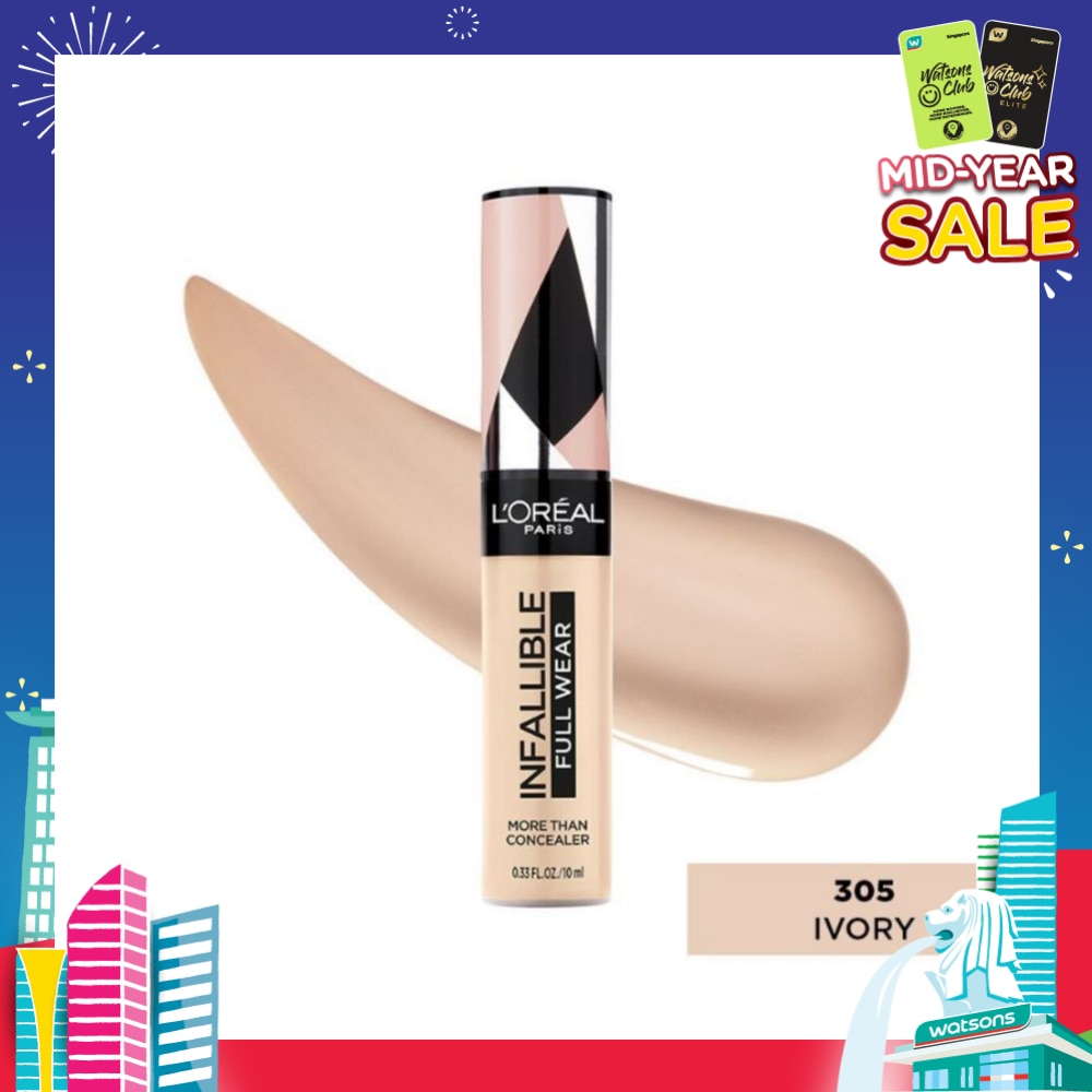 L'OREAL PARIS MAKEUP Infallible Full Wear Liquid Concealer 305 Ivory