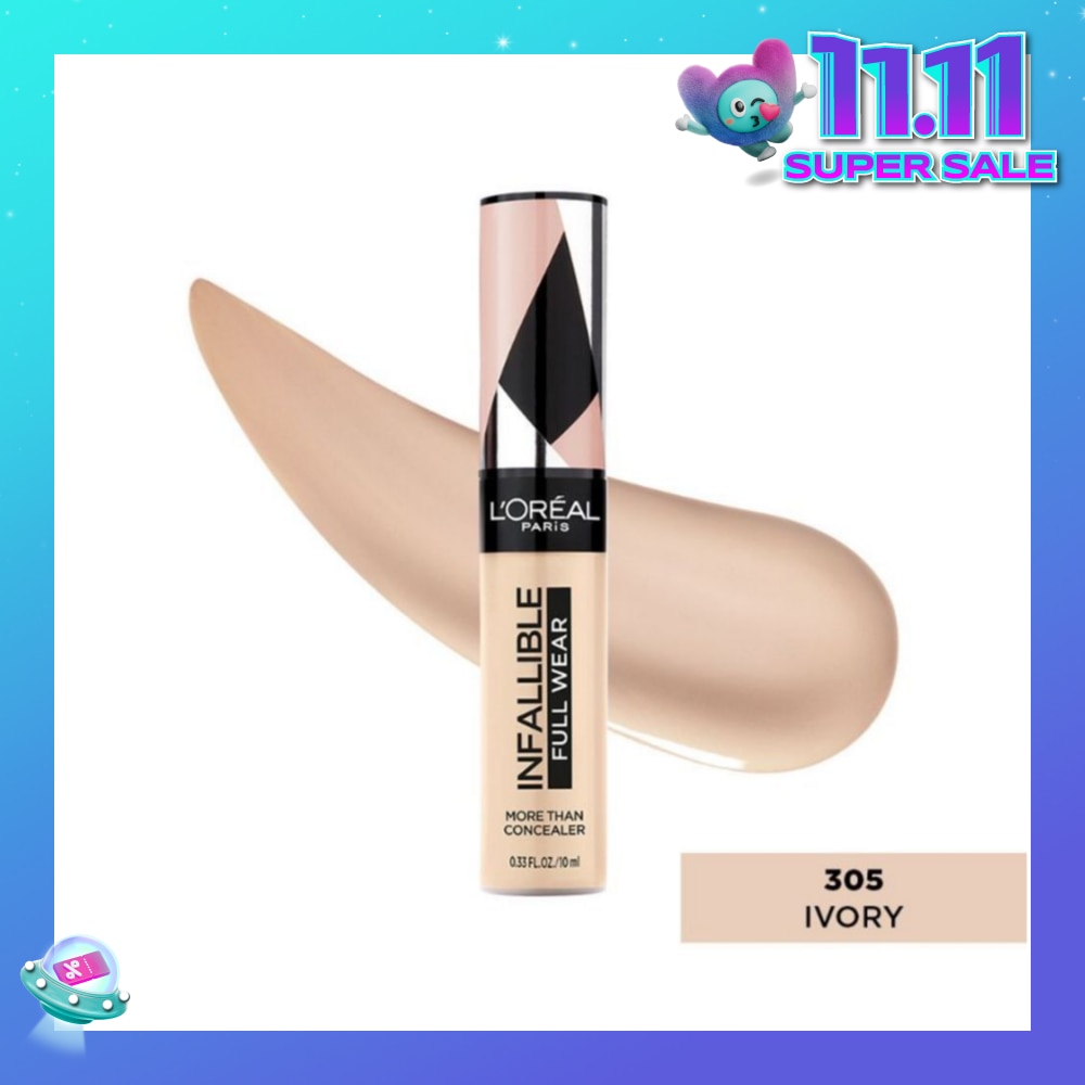 L'OREAL PARIS MAKEUP Infallible Full Wear Liquid Concealer 305 Ivory