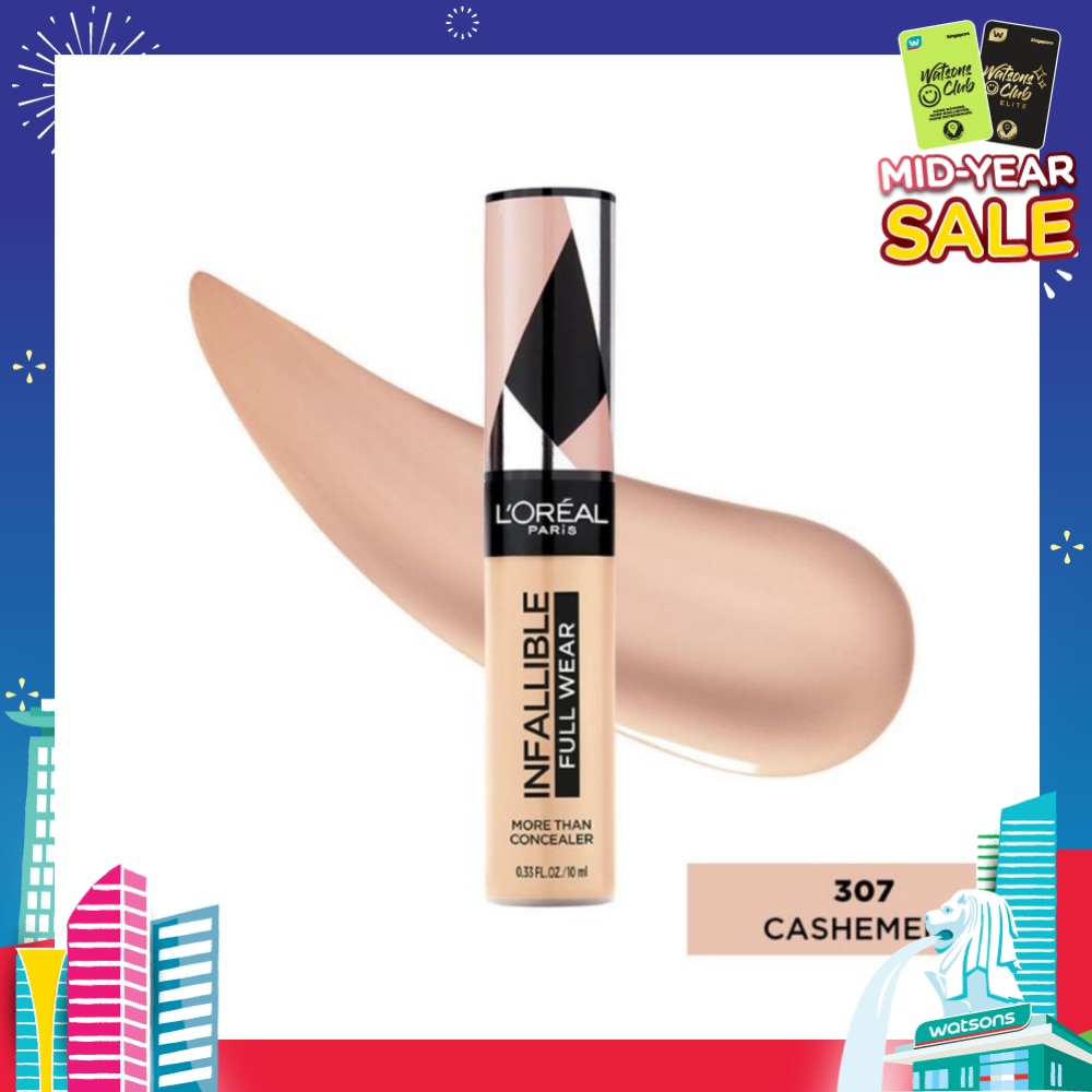 L'OREAL PARIS MAKEUP Infallible Full Wear Liquid Concealer 307 Cashemere