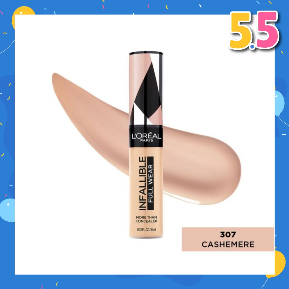 L'OREAL PARIS MAKEUP Infallible Full Wear Liquid Concealer 307 Cashemere