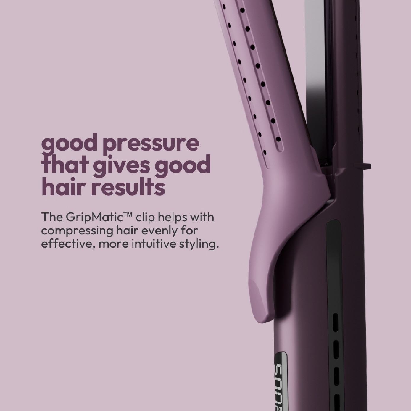 CoolStyler 2-in-1 Hair Straightener & Curler Purple 1s