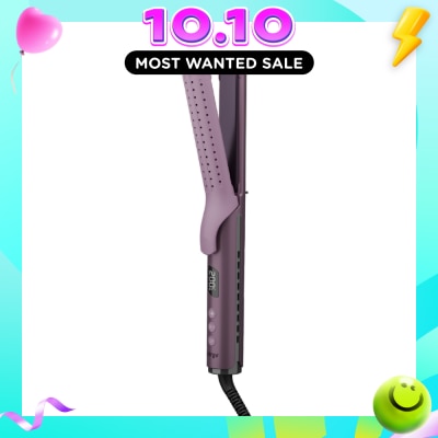 STRYV CoolStyler 2 in 1 Hair Straightener & Curler Purple Plum 1s image