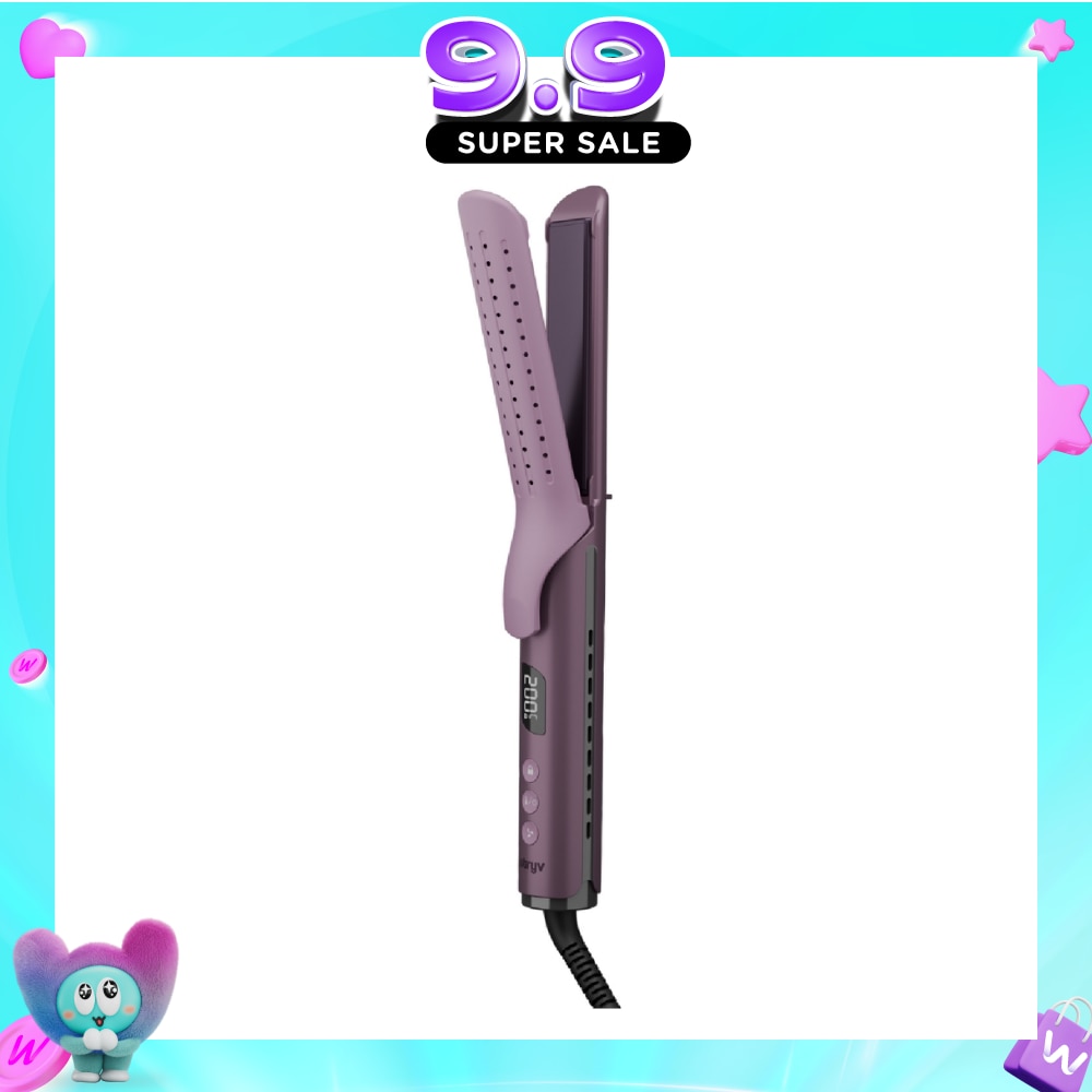 CoolStyler 2-in-1 Hair Straightener & Curler Purple Plum 1s image