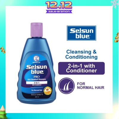 SELSUN Selsun Blue 2 in 1 Pro Anti-Dandruff Shampoo with Conditioner 200ml