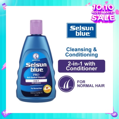 SELSUN Selsun Blue 2 in 1 Pro Anti-Dandruff Shampoo with Conditioner 200ml