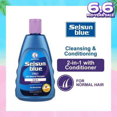 SELSUN Selsun Blue 2 in 1 Pro Anti-Dandruff Shampoo with Conditioner 200ml