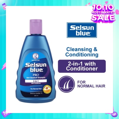 SELSUN Selsun Blue 2 in 1 Pro Anti-Dandruff Shampoo with Conditioner 200ml