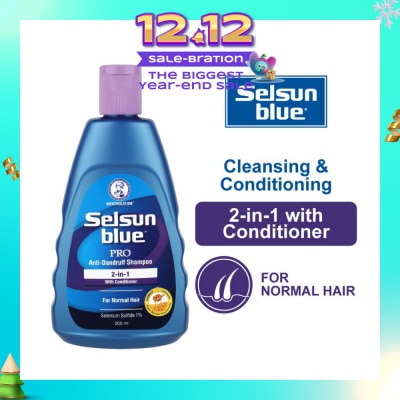 SELSUN Selsun Blue 2 in 1 Pro Anti-Dandruff Shampoo with Conditioner 200ml