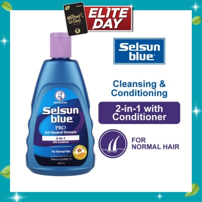 SELSUN Selsun Blue 2 in 1 Pro Anti Dandruff Shampoo with Conditioner 200ml image