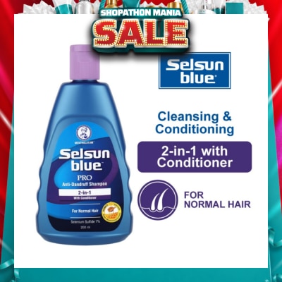 SELSUN - Selsun Blue 2 in 1 Pro Anti-Dandruff Shampoo with Conditioner 200ml