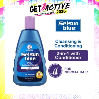 SELSUN - Selsun Blue 2 in 1 Pro Anti-Dandruff Shampoo with Conditioner 200ml image