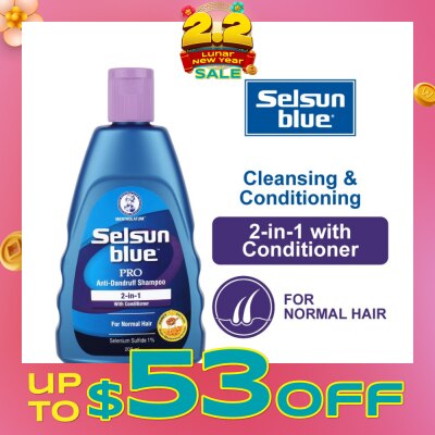 SELSUN Selsun Blue 2 in 1 Pro Anti-Dandruff Shampoo with Conditioner 200ml