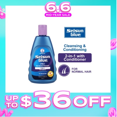 SELSUN - Selsun Blue 2 in 1 Pro Anti-Dandruff Shampoo with Conditioner 200ml
