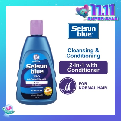 SELSUN Selsun Blue 2 in 1 Pro Anti-Dandruff Shampoo with Conditioner 200ml