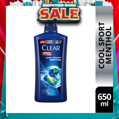 CLEAR - Men Cool Sport Menthol Shampoo 650ml