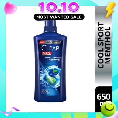 CLEAR Men Cool Sport Menthol Shampoo 650ml image
