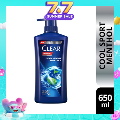 CLEAR - Men Cool Sport Menthol Shampoo 650ml