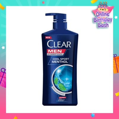 CLEAR Men Cool Sport Menthol Shampoo 650ml