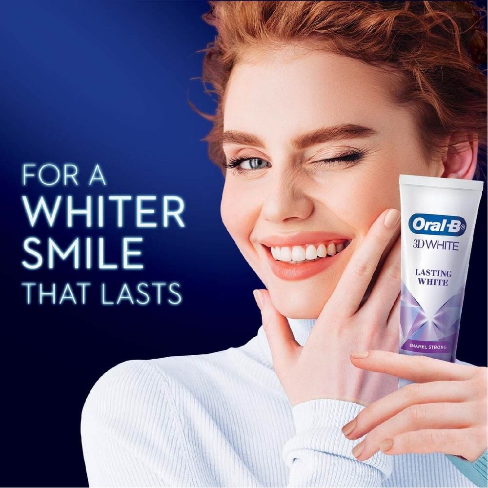 Oral-B 3D White Lasting White Enamel Strong Toothpaste 95g