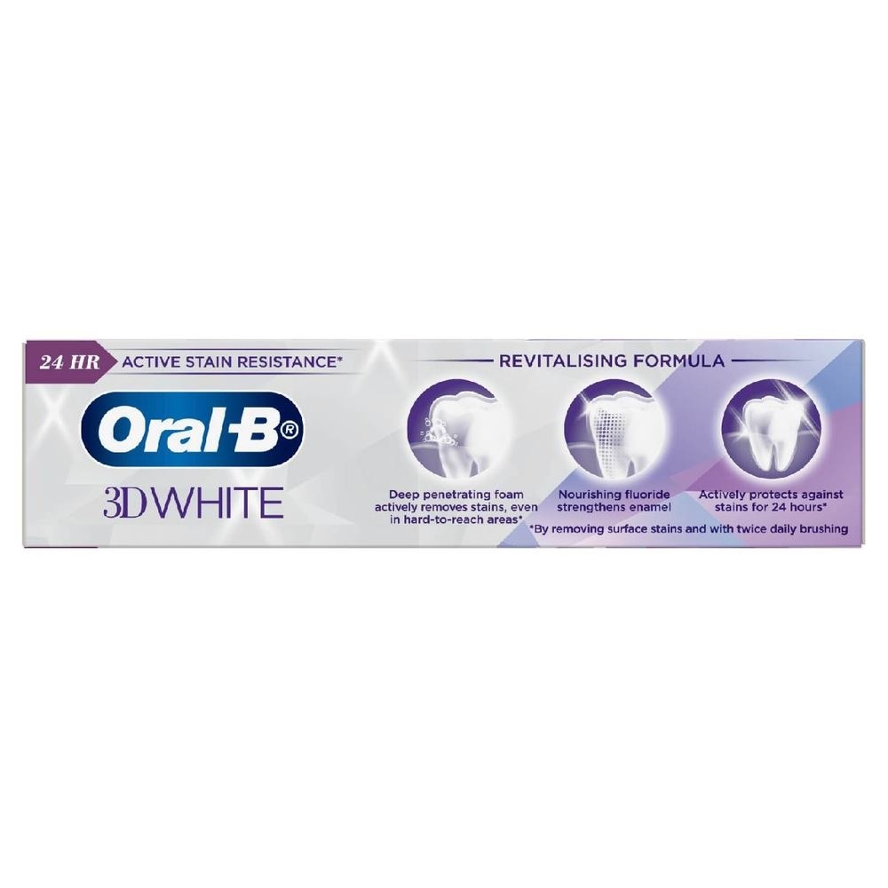 Oral-B 3D White Lasting White Enamel Strong Toothpaste 95g