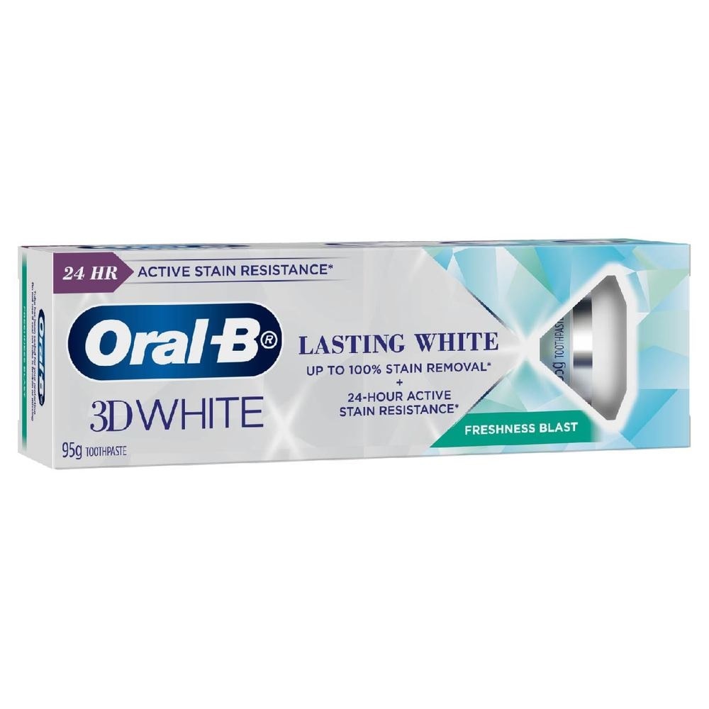 Oral-B 3D White Lasting White Freshness Blast Toothpaste 95G<BR>