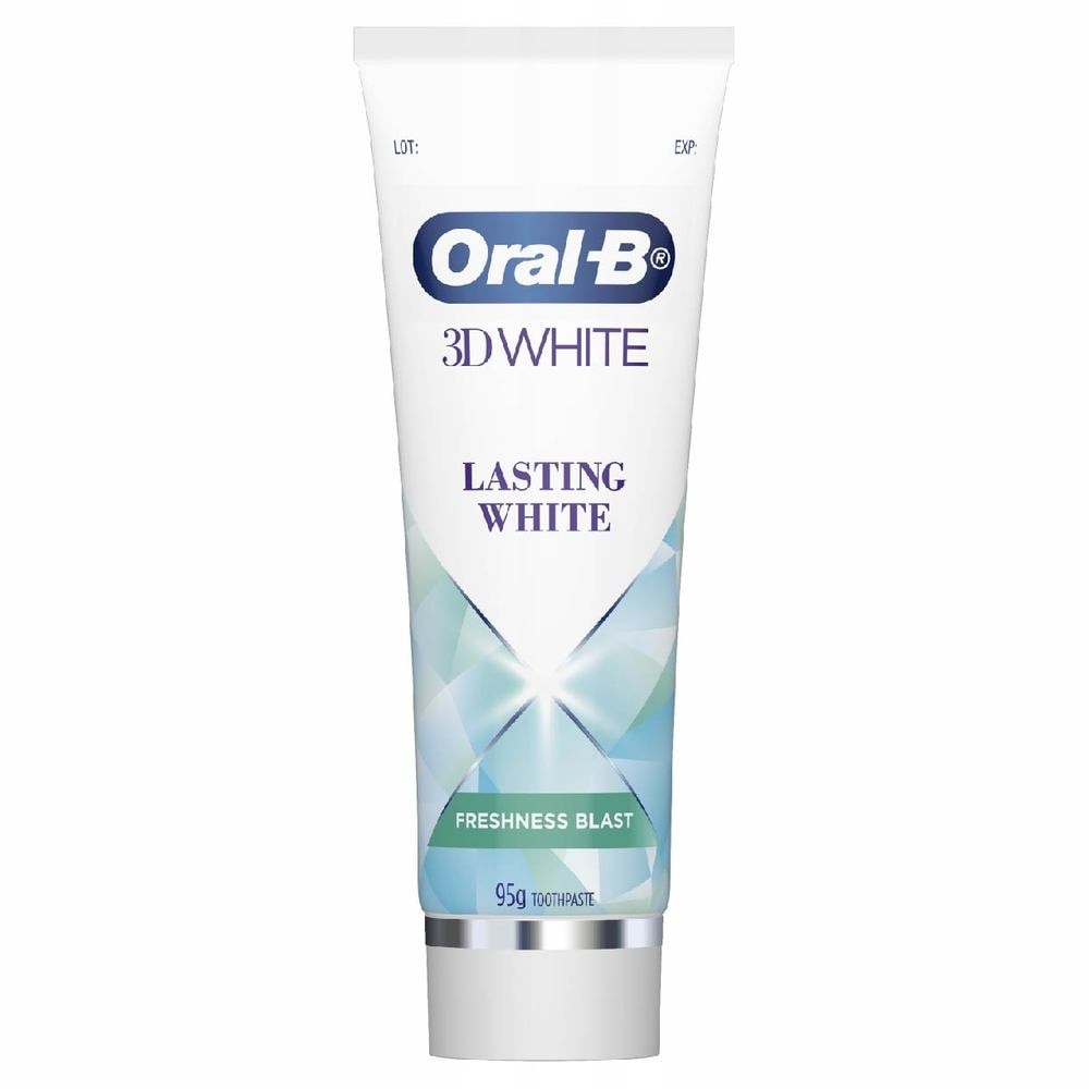 Oral-B 3D White Lasting White Freshness Blast Toothpaste 95G<BR>